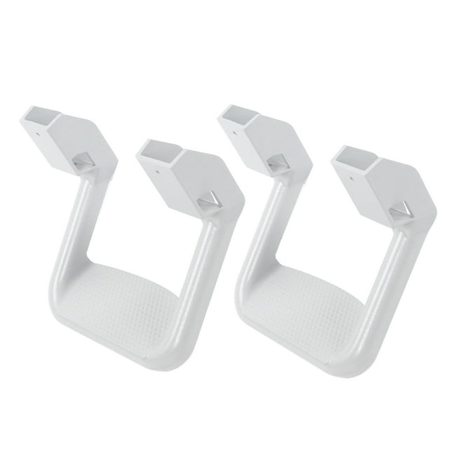 2PCS Aluminium Alloy Replacement Hoop Step forAvalanche 2002-2013 - High Compatibility withRamcharger, Sierra 1500/ 2500/ 3500, Powerful Function and Anti Slip Design
