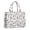 White Cow Geometric, variant on Large Capacity Tote Bag,White Cow Head Pattern Handbag Fashion Luxury Tote Bag,15.7"x13"x 5.1" Inches,Laptop Compatible