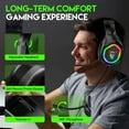 thumbnail image 5 of ZKCCNUK Ear Buds Headworn Chicken Eating Noise Reduction Earphones Luminous Esports Earphones Direct Plug In Game Earphones With Mic, 5 of 8