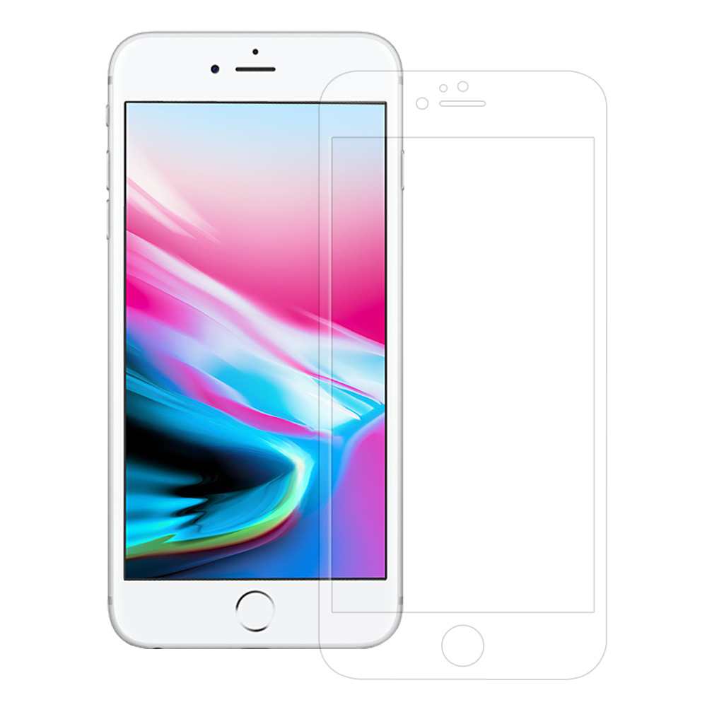 iPhone 8 Plus Screen Protector, Amzer Kristal HD Clear 9H Tempered