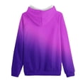 thumbnail image 4 of Ashirexll Womens Hoodies, Oversized Hoodies for Women, Fashion Ladies Long Sleeve Gradient Color Hoodies Causal Pullover Hooded Sweatshirts, 4 of 5