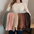 thumbnail image 2 of Autumn Winter Women Sweaters Casual Long Sleeve Knitted O Neck Pullover Sweater Femme Basic Solid Jersey Tops Fashion Clothes, 2 of 5