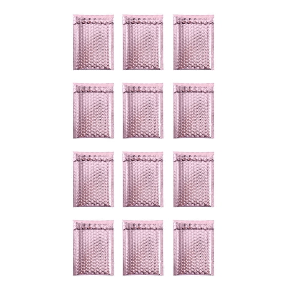 Himition 12pcs Bubble Mailers Padded Envelopes Bags Envelope (Pink)