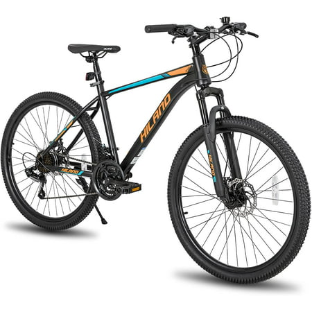Hiland Mountain Bike,Shimano 21 Speeds Drive Train with Suspension Fork ...