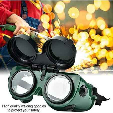 

HAOAN Welding Glasses Clear Scratch Resistant Work Glasses for Men and Women No-Slip Grips VU Protection Safety Goggles for DIY Lab Welding Grinding Chemistry