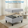 thumbnail image 3 of Puremind 2 Piece Sofa Set for Living Room, Linen Fabric Sofa and Loveseat Set, L Shape Sectional Couch Set with Storage Ottoman for Apartment/Small Space, Light Gray‌, 3 of 7
