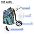 thumbnail image 4 of Honeii Beautiful Dreamcatcher Print Canvas College Laptop Backpack, Durable Rucksack Travel Notebook Bag School Backpack Book Bag for Men Women-Small, 4 of 7