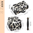 thumbnail image 2 of Leopard Pattern Tissue Box Cover Leather Square Rectangle Tissue Box Holder for Bathroom Living Room Desk Office Decor, 2 of 7