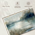 thumbnail image 6 of Elephant Stock Still Evening Waters Wall Art - Horizontal Canvas Wall Art - Living Room Wall Decor - Abstract Canvas - Gray And Blue Decor By Carol Robinson - 36" x 24", 6 of 8