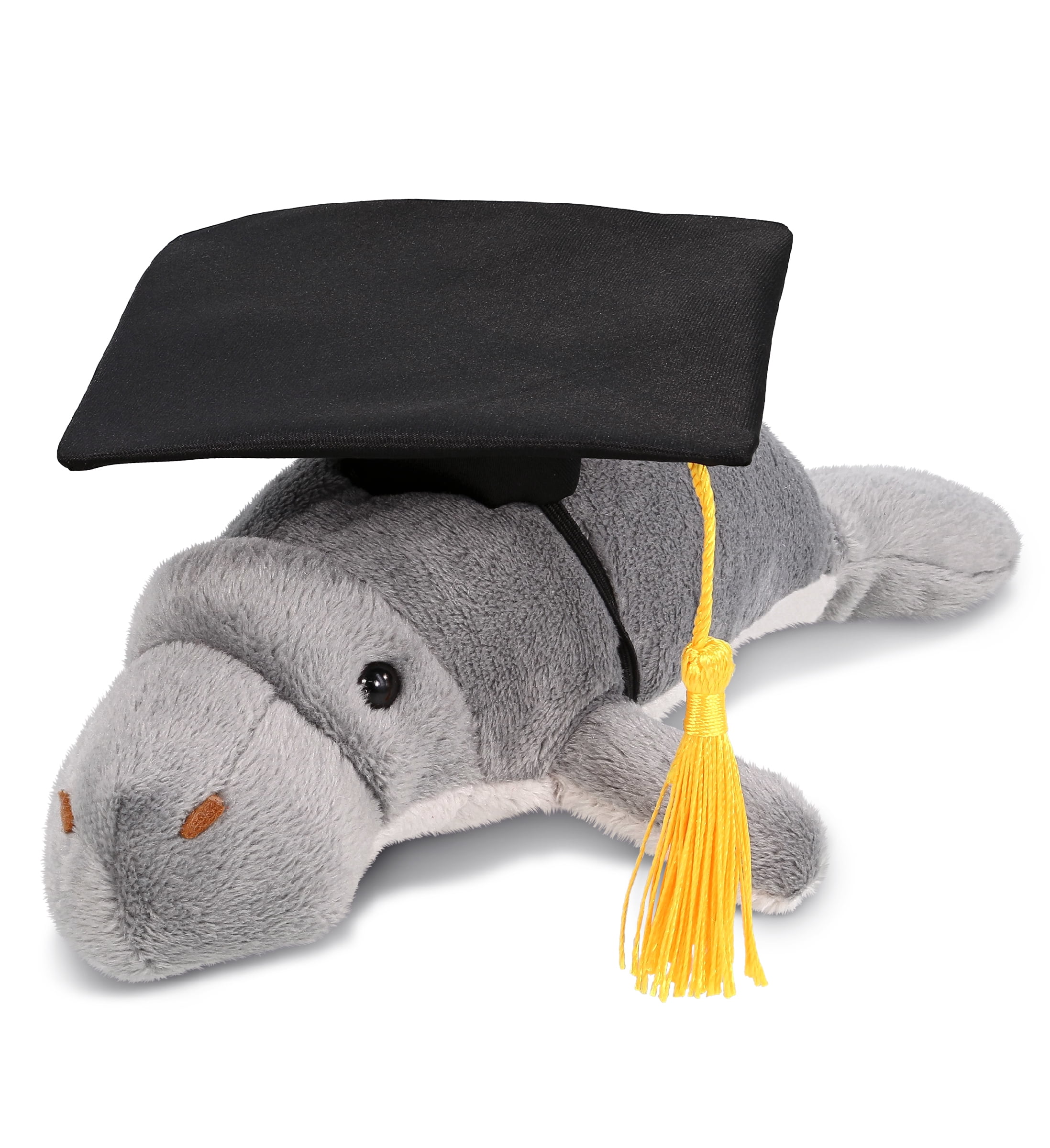 DolliBu Grey Manatee Graduation Plush Toy Wild Collection Plush