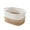 White1, variant on Bizhua Laundry Basket Large Rectangular Dirty Clothes Basket Storage Basket for Organizing Cotton Rope Woven Basket for Storage with Handle Baby Nursery Living Room Bedroom