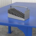 thumbnail image 2 of Jones Stephens N70075 0.75 in. Steel Nipple Caddy Tray with 66 Piece Capacity, 12.5 x 7 x 6.5 in., 2 of 3