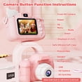 thumbnail image 4 of Bravokids Kids Camera, Unicorn 1080P Digital Toddler Camera with 32GB SD Card, Birthday Gift for Girls Age 3-9, 4 of 9