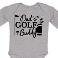 thumbnail image 4 of Inktastic Dad's Golf Buddy Boys or Girls Long Sleeve Baby Bodysuit, 4 of 5