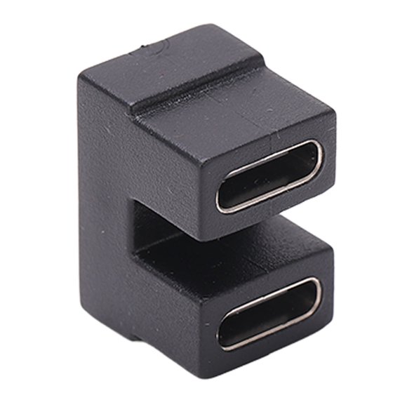 USB C Connector, Female To Female Type C U Shape Adapter Stable for Tablet for Phone