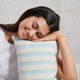 thumbnail image 4 of PILLOWPIA Phineas Striped Cotton Pillow Cover, 12'' x 20'', Decorative Throw Pillow Case, 4 of 6