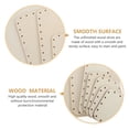 thumbnail image 2 of OUNONA Small Wood Pendant Wooden Pendants Khaki Wood 9Pcs, 2 of 8