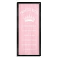 thumbnail image 5 of Stupell Industries Pink Princess Rules Sign Kids Motivational Phrases Listed Inspirational Painting Gray Framed Art Print Wall Art, 10 x 24, 5 of 5