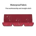thumbnail image 3 of IMossad Outside Benches Cushion with Backrest, Thicken Waterproof Swing Cushions 3 Seater Replacement, Porch Swing Cushions Outdoor (60 x 60 inch), 3 of 7