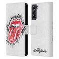 thumbnail image 1 of Head Case Designs Officially Licensed The Rolling Stones Licks Collection Distressed Look Tongue Leather Book Wallet Case Cover Compatible with Samsung Galaxy S21 FE 5G, 1 of 6