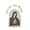 Gold English word 3"x2.75, variant on Christening Virgin Mary Our Lady of Guadalupe Baptism Embroidered Iron On patch
