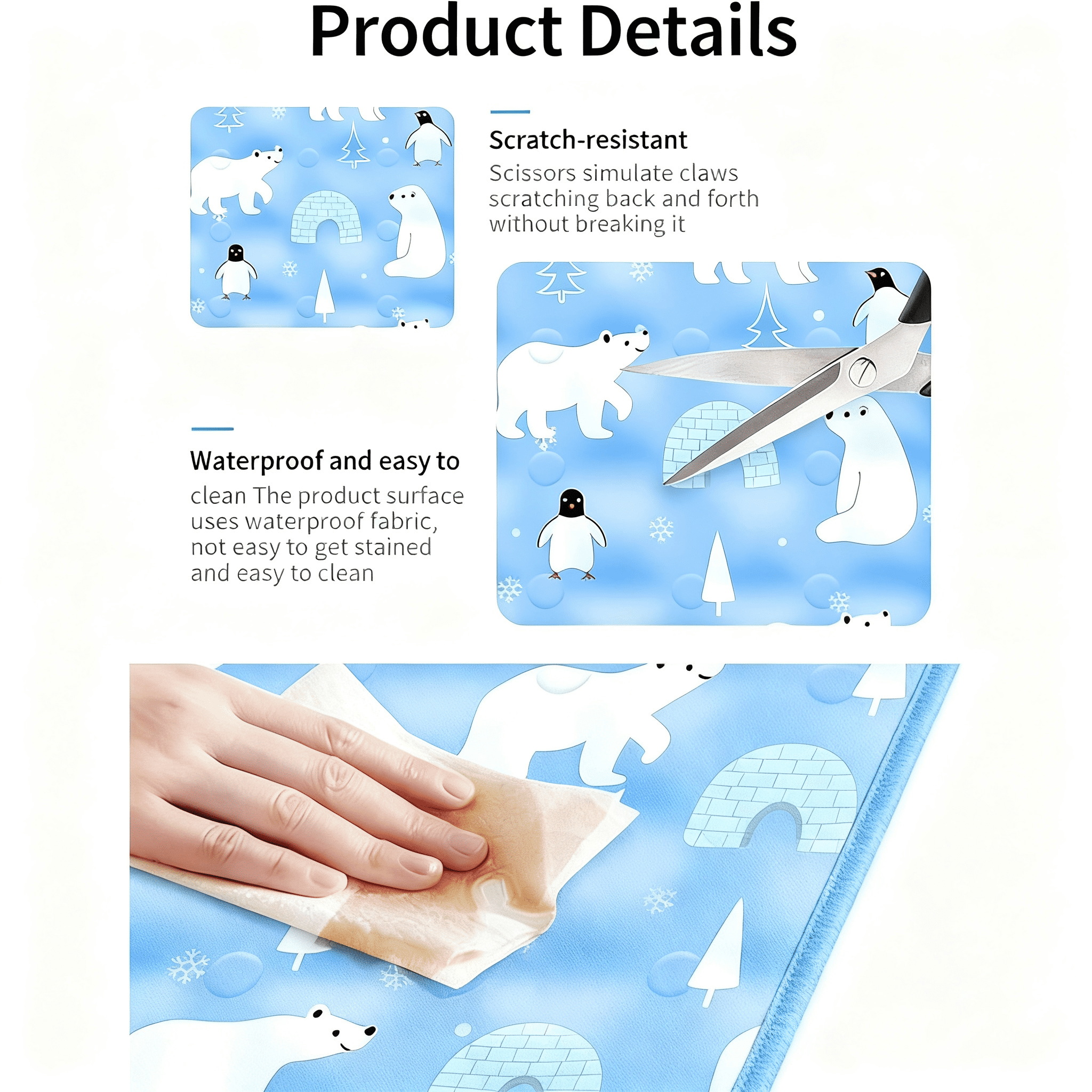 90*60cm Dog Cooling Mat, 2026 New Summer Pet Mats, Portable Pet Cooling Pad for Travel, Washable Gel Coolings Mat for Dogs and Cats Indoor Outdoor, Reusable Chill Pad Suitable for All Pets
