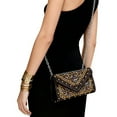 thumbnail image 4 of FOR U DESIGNS Leopard Clutch Purses for Women Lightweight Wedding Purses Multifunctional Handbags for Women with Detachable Chain, 4 of 9