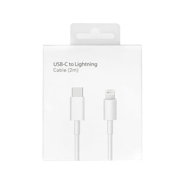 Cable usb C a lightning 2 mt compatible con iPhone