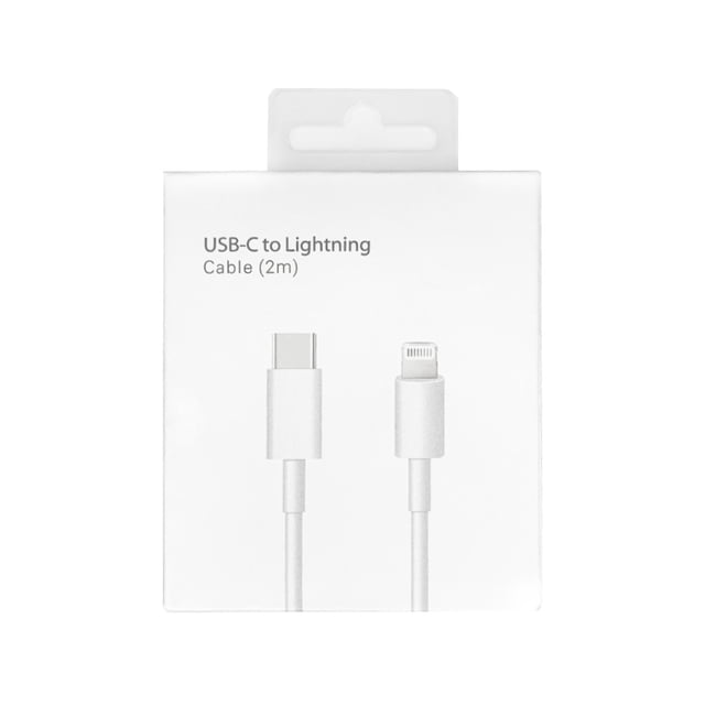 Cable usb C a lightning 2 mt compatible con iPhone
