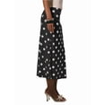 thumbnail image 2 of Women'S Polka Dots Midi Skirt Summer Mesh Flowy Long Skirts Black S, 2 of 8