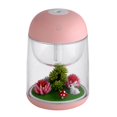 thumbnail image 1 of Humidificador de paisaje en miniatura YONGSHENG purificador de aire de aromaterapia USB color rosa, 1 of 5