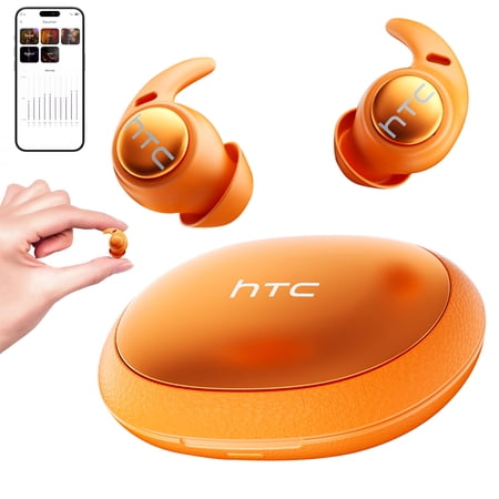 NE76 Sleep Earbuds Bluetooth 6.0 in Ear, AI Translation Headphones Real Time 150 Languages, Waterproof Mini Sleep Headphones Small Design for Side Sleepers