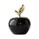 thumbnail image 5 of Estatua de manzana de cerámica, figura decorativa, arte moderno, artesanía, adorno de escritorio para Negro, 5 of 9