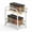 White, variant on Towond Pull Out Spice Rack Organizer for Cabinet, Slide Out Spice Racks Organizer, Spice Cabinet Organizers, Hold 12 Spice Jar Each Tier-2Tier, Black