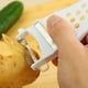 thumbnail image 4 of Pelador de Frutas y Verduras Multifunción de Acero Inoxidable | Herramienta de Cocina Profesional con Mango Ergonómico de Plástico | Modelo Sghgq, 4 of 7