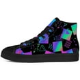 thumbnail image 3 of Aidianart Womens 80s High Top Shoes High Top Canvas Sneakers Size 15, 3 of 5
