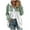 Green, variant on Womens Full Zip Up Hoodie Fuzzy Fleece Jacket Plus Size Fluffy Pullover Tops Long Sleeve Hooded Blouse Sweatshirt Brown