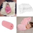 thumbnail image 2 of 2pcs Newborn Baby Photo Props Photography Wraps and Mats, DIY Newborn Baby Photography Props Wraps, Infant Soft Faux Fur Photography Backgrounds Mats Mat for Baby Boys, 2 of 5