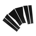 thumbnail image 5 of Window Pillar Posts Cover Trim Glossy Black PC Plastic B Pillar Post Decal Replacement for Mitsubishi ASX 2011 to 2020, 5 of 5