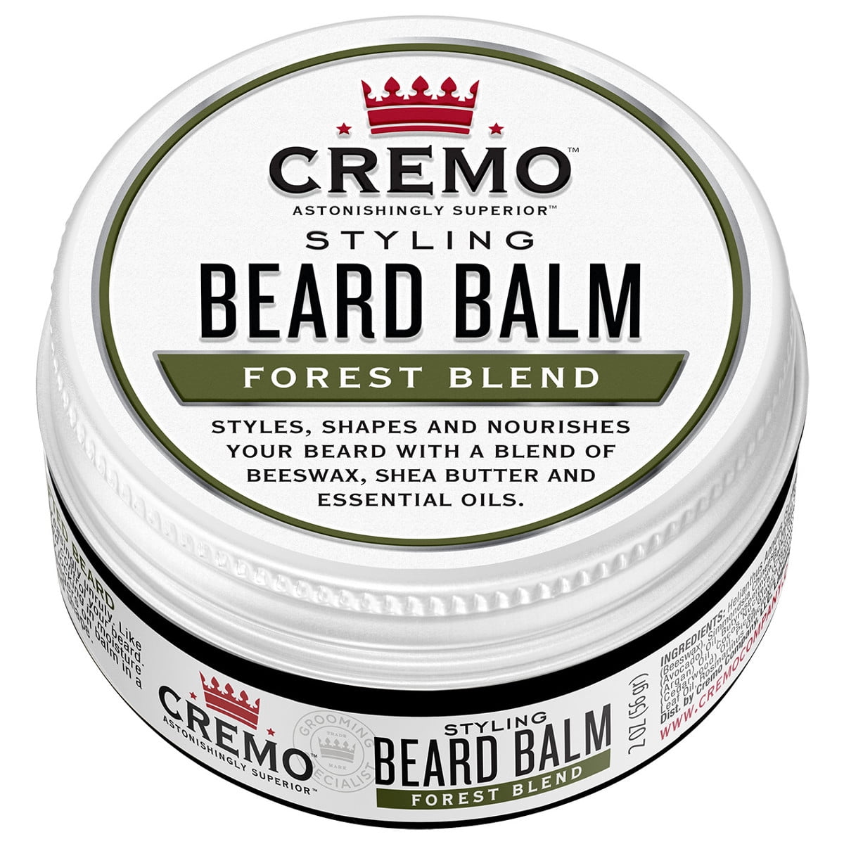 Cremo Beard Balm, Forest Blend, 2 oz