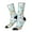 2 Black-2, variant on Rabbit Burger Coffee Crew Socks for Men & Women, Breathable Casual Athletic Ankle Socks