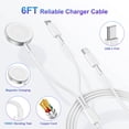 thumbnail image 4 of Cargador Deloni USB C mejorado para Apple Watch Series 8/7/6/SE/5/4, 4 of 7