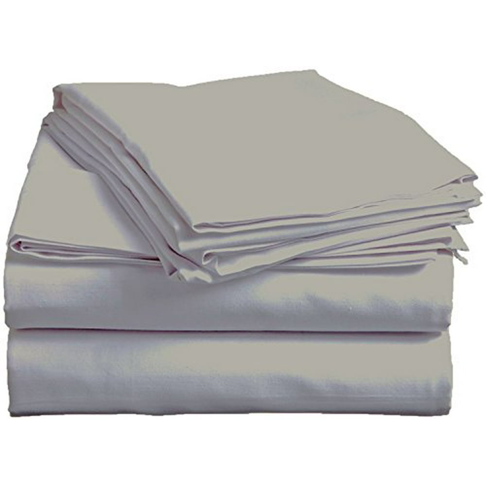 Pacific Linens Full Size Grey Bed Sheet Set Affordable Quality 4