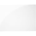 thumbnail image 5 of 5 Tier Glass and White Bookcase, Modern Display Shelf with Clear Tempered Glass, Freestanding Storage Organizer for Living Room, Office, Bedroom, 5 of 5