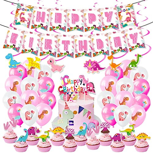 58pcs Coco Melon Party Supplies Includes Birthday Banner,Hanging Swirls,Cake Topper,Cupcake Toppers Balloons,Mylar Balloon,Tablecloth Birthday Party Decorations for Boys and Girls 