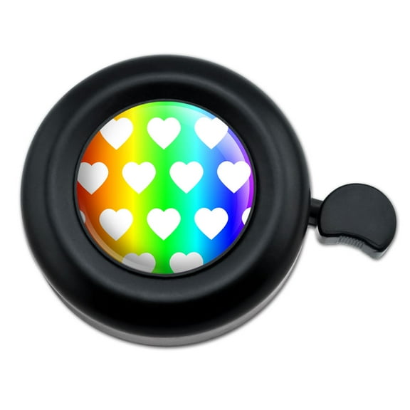Sweet Heart Pattern Rainbow Bicycle Handlebar Bike Bell
