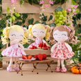 thumbnail image 3 of Gloveleya Baby Dolls Soft Snuggly First Baby Girl Gifts Soft Doll for Girls with Strawberry Printed Dress 12inches Fruit Series, 3 of 5