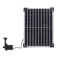 thumbnail image 2 of Reinicio rápido, fácil limpieza, soporte ABS y compatibilidad con 10 V. Bomba de cascada de 12 W alimentada por energía solar para uso en exteriores, 2 of 8