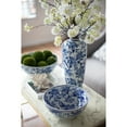 Decorative Ceramic Bowls Set of 2 Blue/White