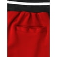 thumbnail image 4 of Hat and Beyond Mens Premium Two Tone Side Stripe Track Pants Slim Fit Stretch, 4 of 6